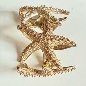 ⭐️🐠 Starfish Gold Tone Stretch Bracelet